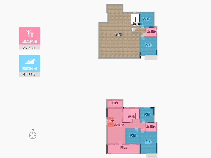 四川省-成都市-天府金融港-226.38-户型库-动静分区