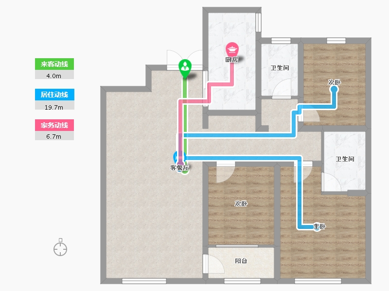 山东省-滨州市-黄山-105.00-户型库-动静线