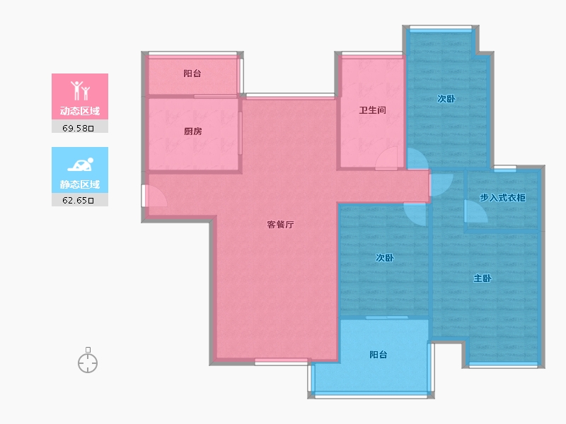 河南省-郑州市-丰源官邸-121.33-户型库-动静分区