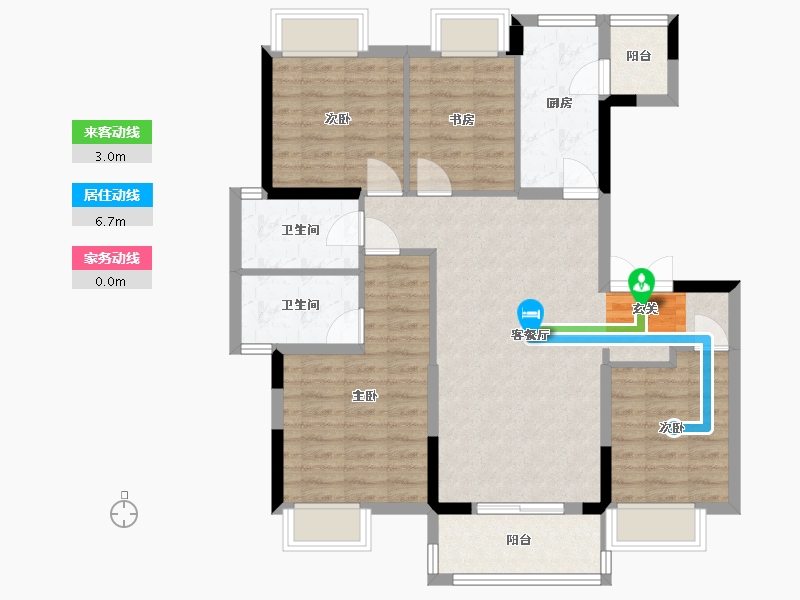 四川省-成都市-卓越樾山府-93.86-户型库-动静线