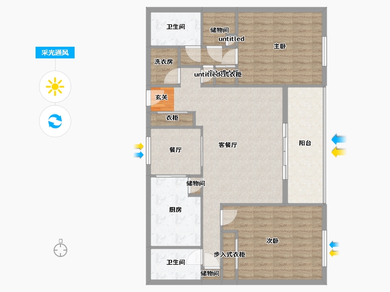 Florida-Hillsborough-Riverside Palms Apartments-108.71-户型库-采光通风