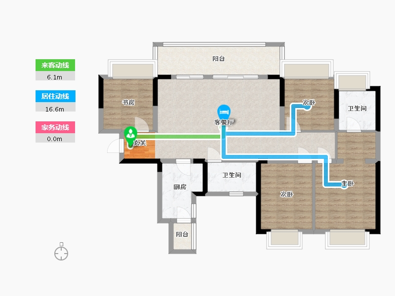 四川省-成都市-河畔府邸-108.15-户型库-动静线