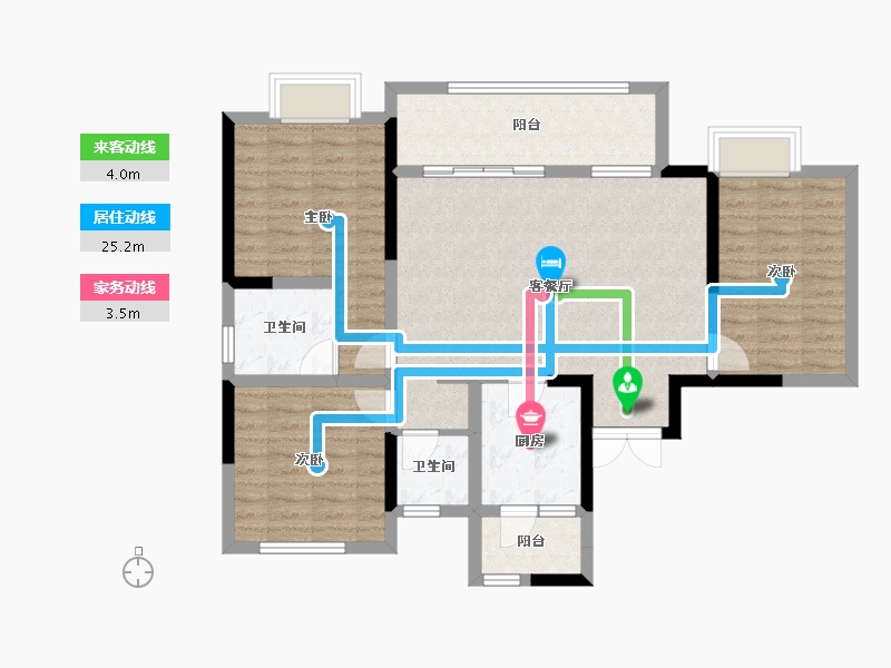 四川省-成都市-百郦锦城-93.09-户型库-动静线