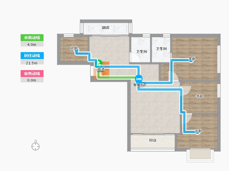 广东省-深圳市-新新家园-71.29-户型库-动静线