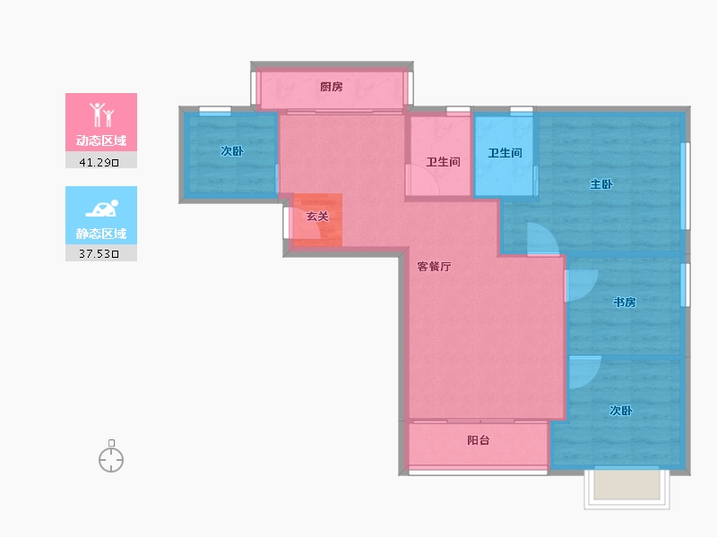 广东省-深圳市-新新家园-71.29-户型库-动静分区