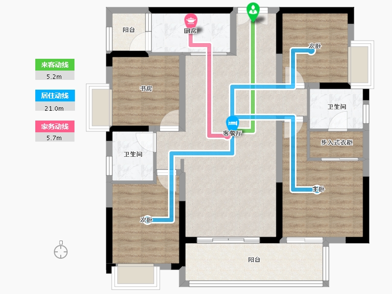 四川省-成都市-川发天府上城-100.16-户型库-动静线