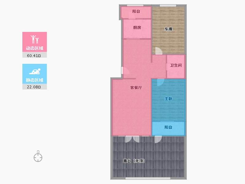 北京-北京市-芳源里甲区-127.35-户型库-动静分区