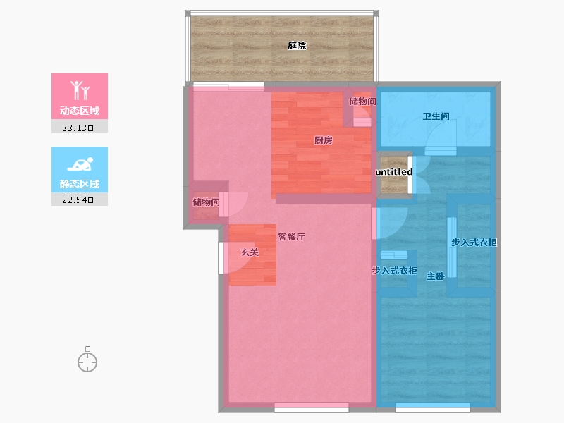 California-Orange-The Monrovia Apartment Homes-56.75-户型库-动静分区