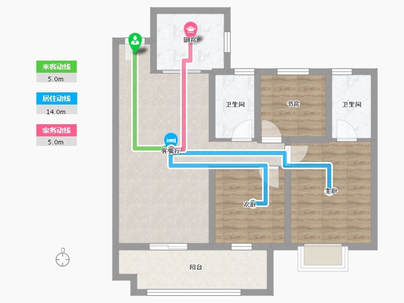 安徽省-宣城市-东郡-79.05-户型库-动静线