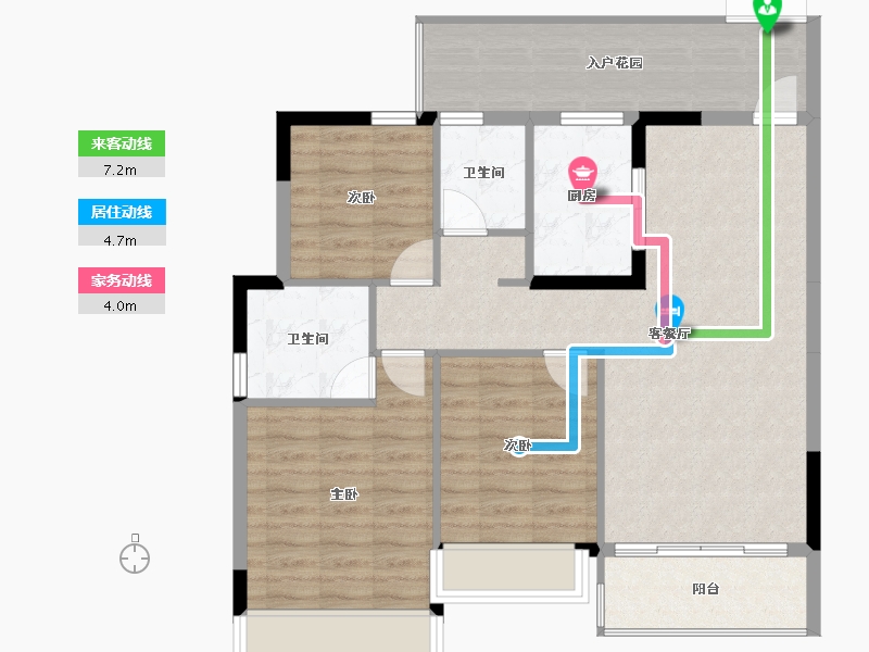 广西壮族自治区-北海市-江山铭门-94.24-户型库-动静线