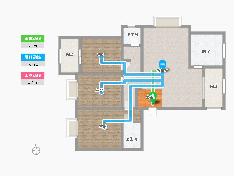 山东省-聊城市-墩台王-115.34-户型库-动静线