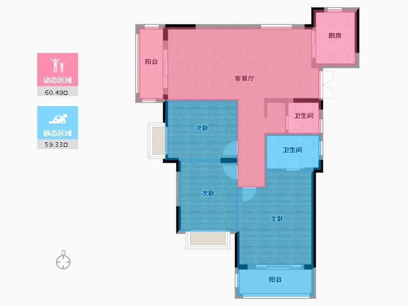 湖北省-武汉市-中建壹品澜荟-109.12-户型库-动静分区