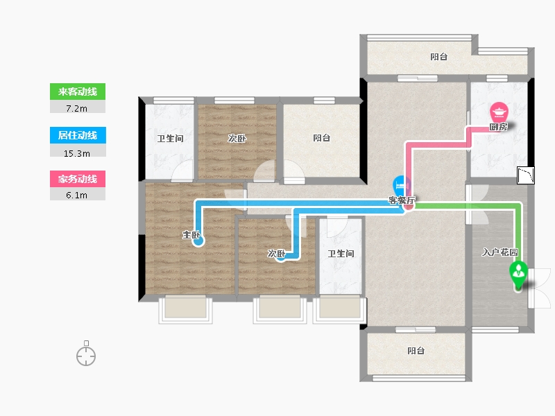 广西壮族自治区-梧州市-富城·爱琴海-119.39-户型库-动静线