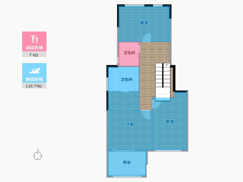 湖南省-长沙市-长沙院子-142.97-户型库-动静分区