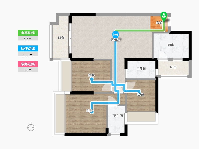 广东省-惠州市-海伦悦山居-78.77-户型库-动静线