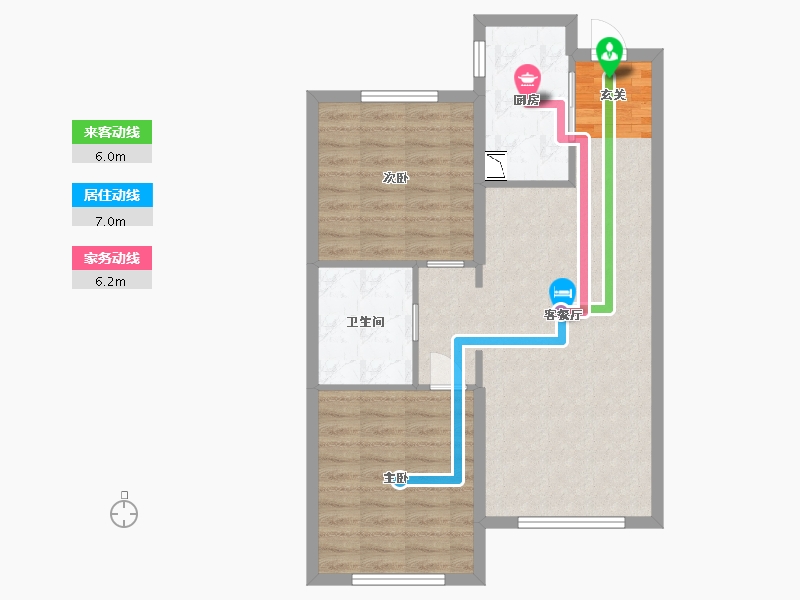 黑龙江省-哈尔滨市-哈尔滨融创文旅城-70.40-户型库-动静线