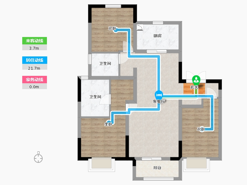 河南省-开封市-富力湾-89.97-户型库-动静线