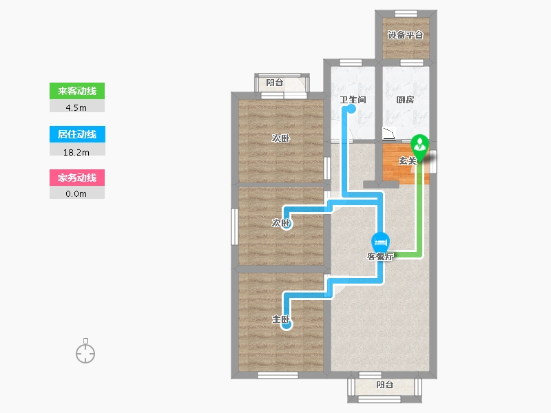 河北省-石家庄市-奥园城央云庭-67.96-户型库-动静线