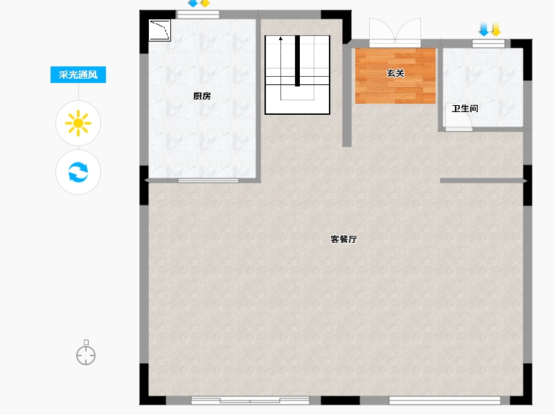 广东省-东莞市-旭辉江山墅-112.83-户型库-采光通风