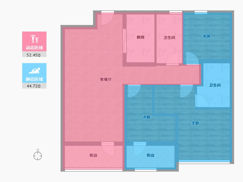 山东省-青岛市-腾讯双创小镇-86.21-户型库-动静分区