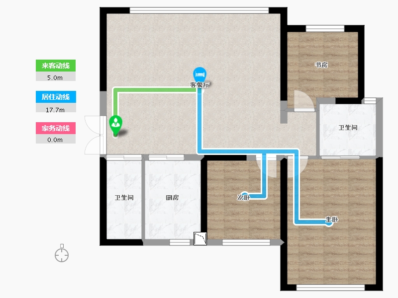 山西省-大同市-御龙庭三期-89.10-户型库-动静线