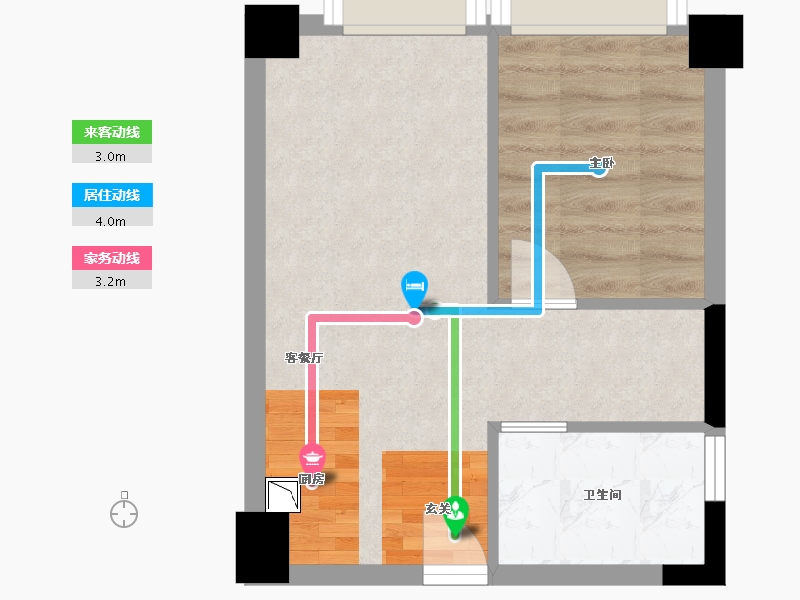 湖南省-长沙市-金地中交麓谷香颂-33.22-户型库-动静线