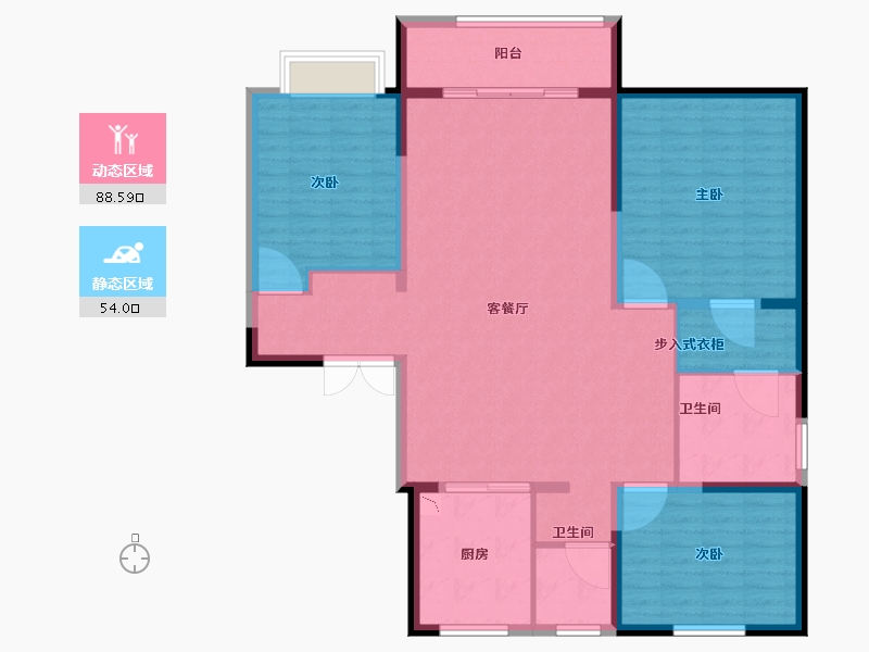 山东省-德州市-良知苑-130.01-户型库-动静分区