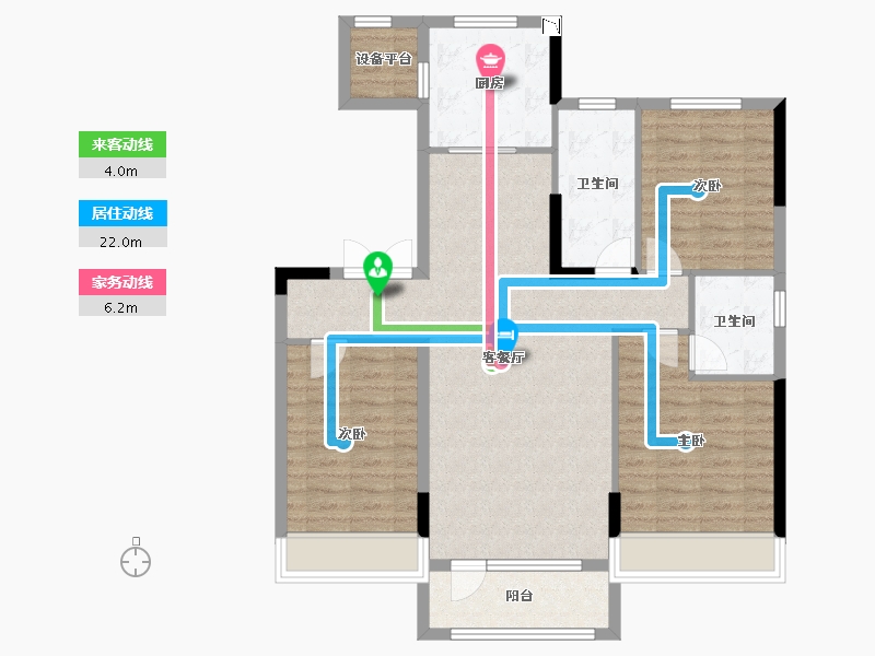 辽宁省-锦州市-碧桂园-98.16-户型库-动静线