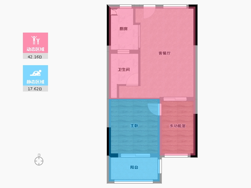 青海省-海南藏族自治州-鸿嘉金龙湾-53.25-户型库-动静分区