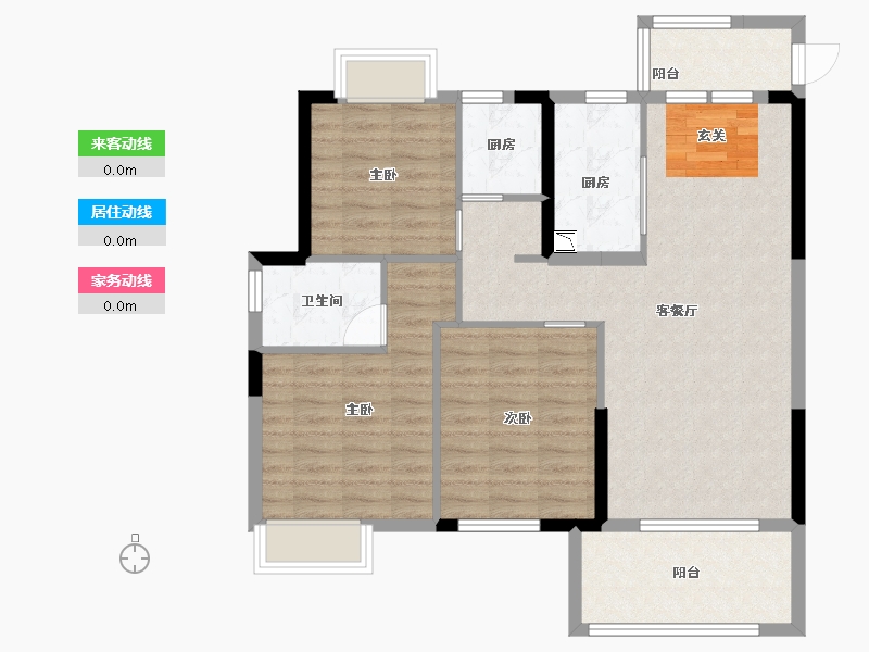 江西省-九江市-中辉学府-92.00-户型库-动静线