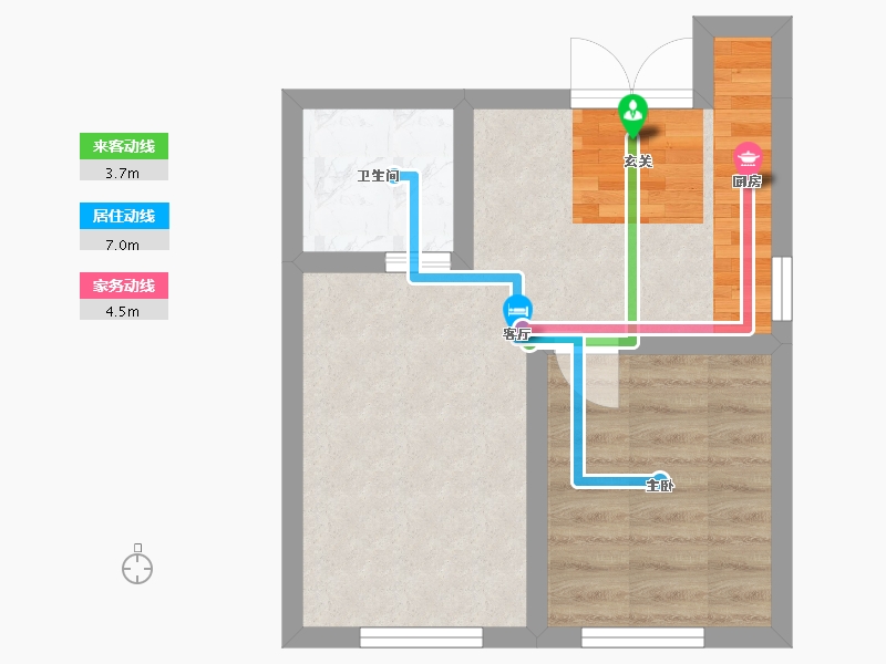 河北省-廊坊市-国瑞公馆-35.57-户型库-动静线