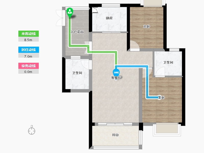 贵州省-贵阳市-世纪城-79.07-户型库-动静线