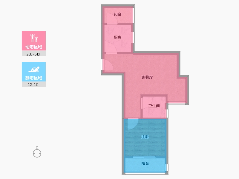 四川省-成都市-高碑瑞苑-35.73-户型库-动静分区