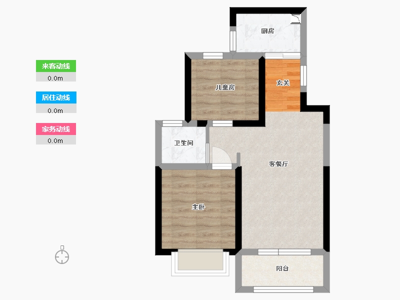 山东省-青岛市-世茂锦域-49.82-户型库-动静线