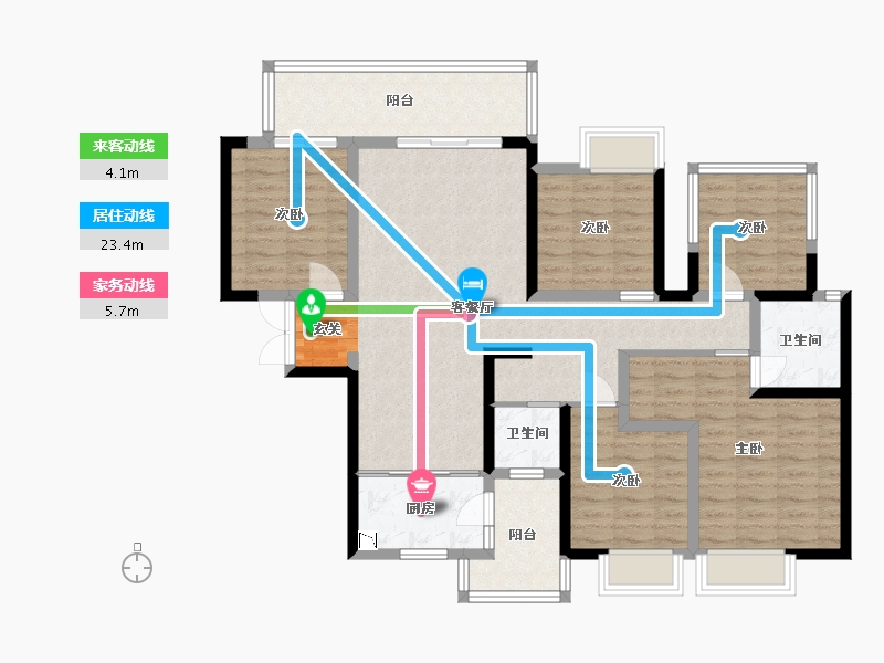 广西壮族自治区-南宁市-路桥壮美山湖-114.95-户型库-动静线