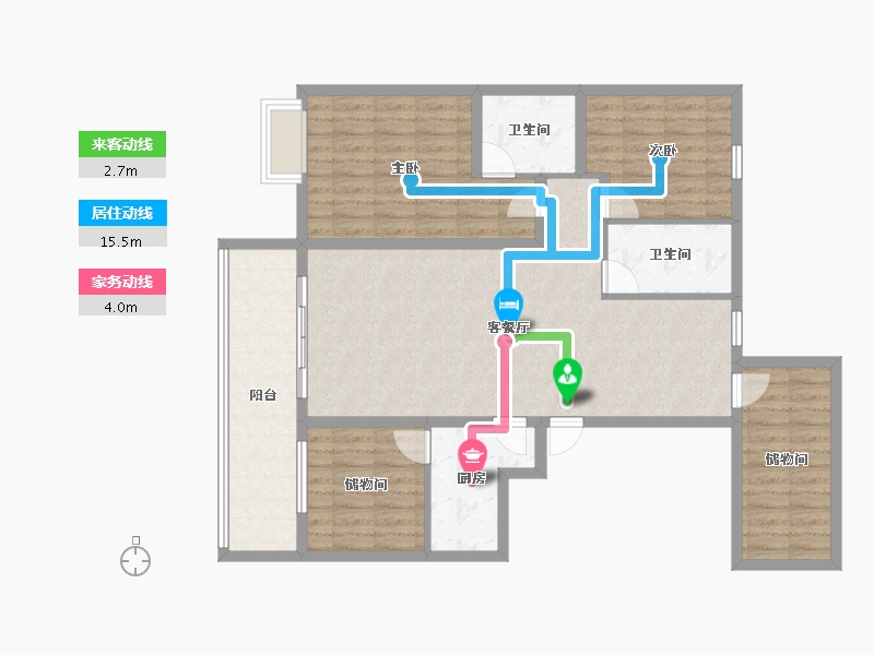 山东省-临沂市-金邑首府-107.69-户型库-动静线