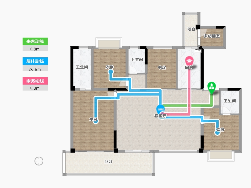 四川省-眉山市-万景峰汇-157.00-户型库-动静线