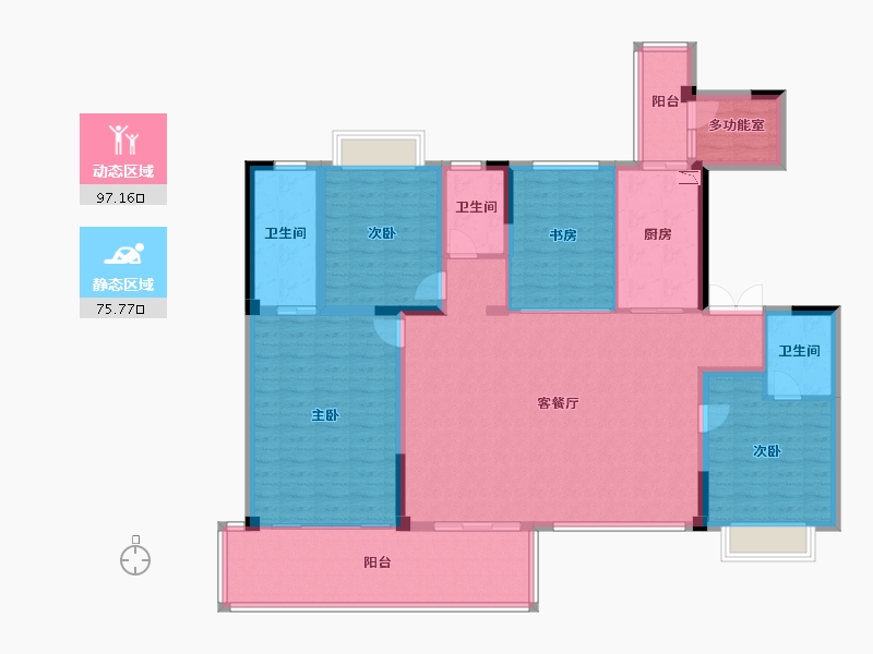 四川省-眉山市-万景峰汇-157.00-户型库-动静分区