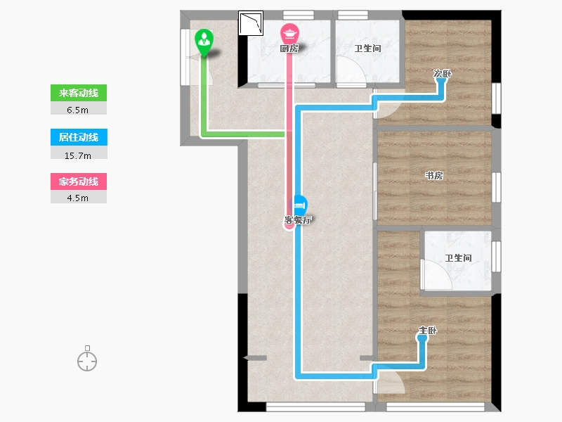 四川省-成都市-建发第五大道-65.31-户型库-动静线