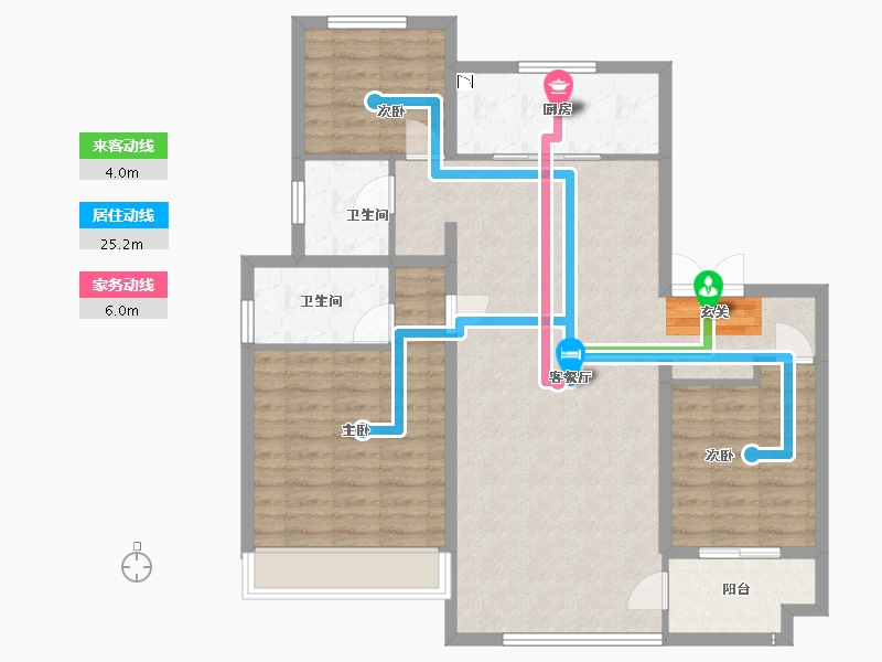 山东省-青岛市-中南紫云集-103.91-户型库-动静线