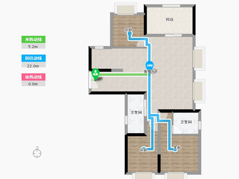 贵州省-贵阳市-首钢·贵州之光-95.92-户型库-动静线