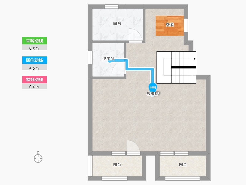 辽宁省-大连市-西府御棠-57.12-户型库-动静线