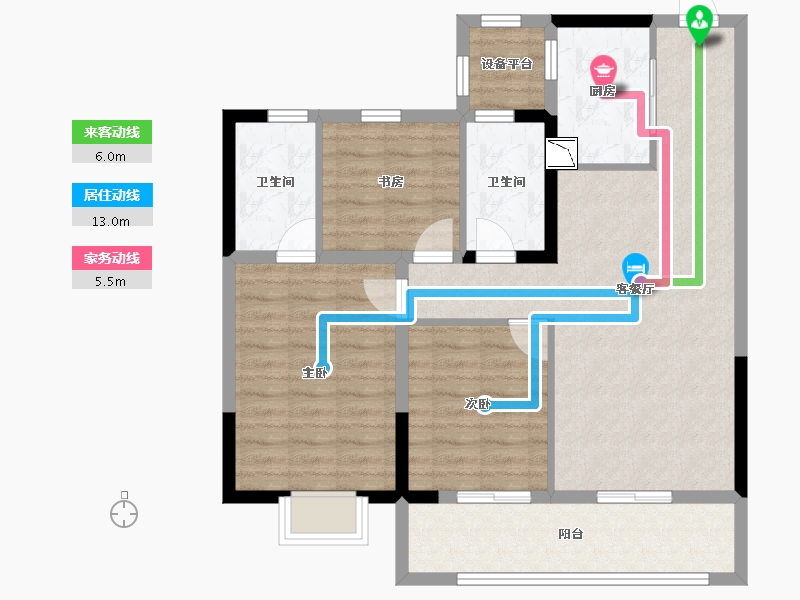 江苏省-常州市-保利和光晨悦-89.14-户型库-动静线