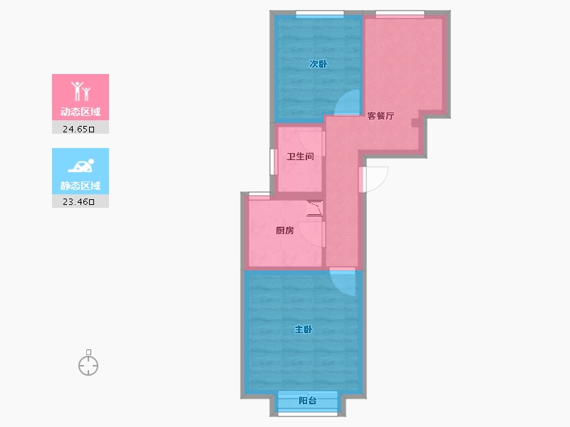 河北省-张家口市-中国铁建・西山国际城-41.66-户型库-动静分区