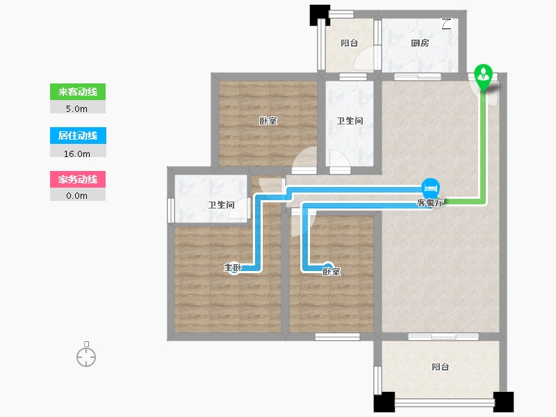 海南省-儋州市-建业・君邻大院-89.36-户型库-动静线