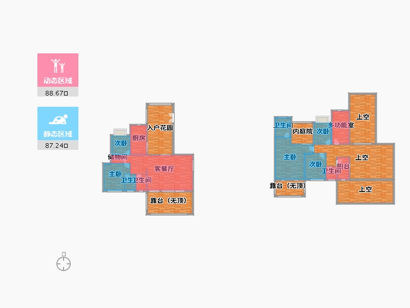 广东省-深圳市-宏发领域-332.72-户型库-动静分区