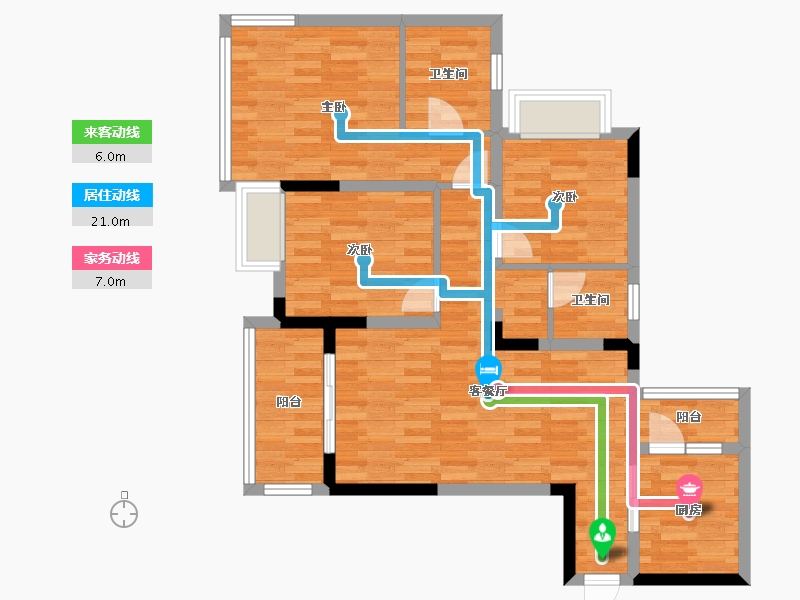 四川省-广安市-紫云台-83.18-户型库-动静线