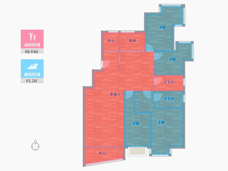 江苏省-南京市-托乐嘉-118.71-户型库-动静分区