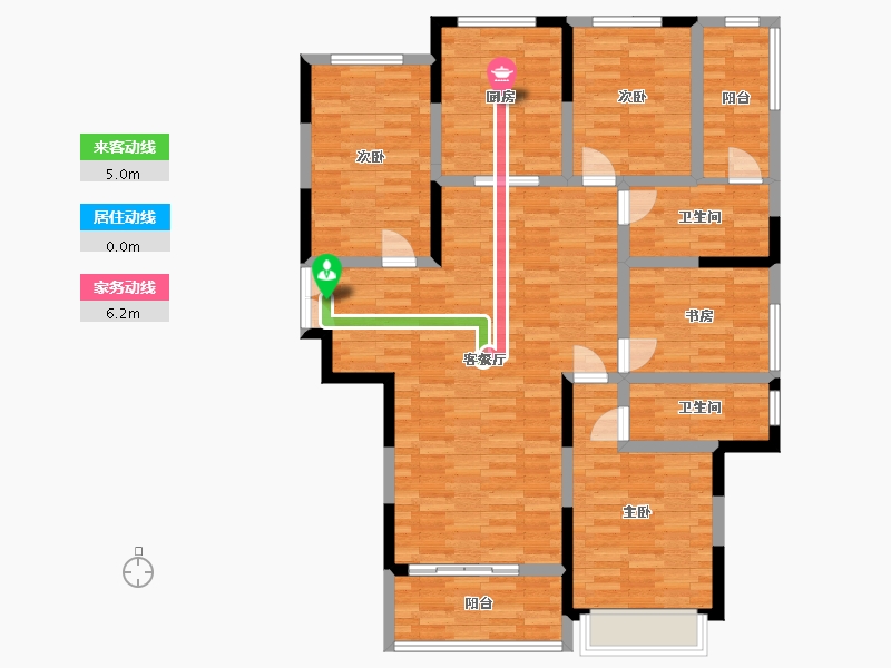 河南省-焦作市-金山东方花园南区-120.04-户型库-动静线