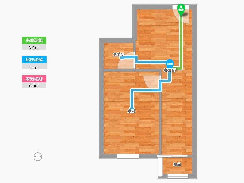 天津-天津市-堤北里-33.30-户型库-动静线